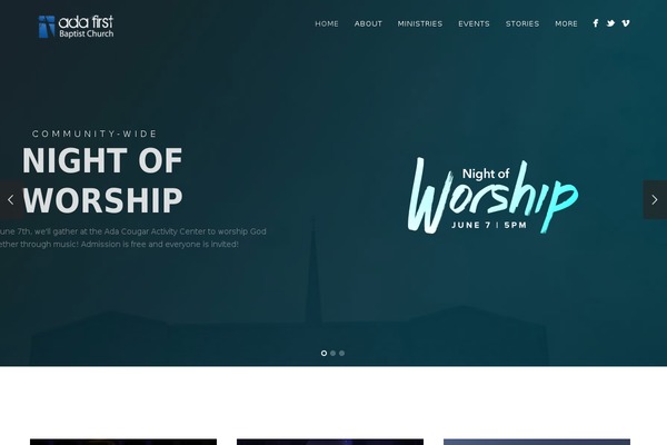 Story theme site design template sample