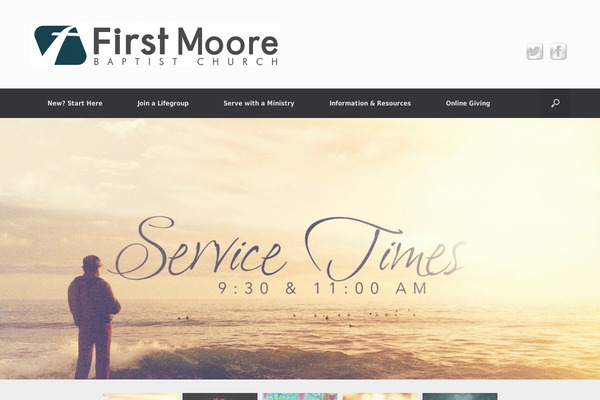 Vantage theme site design template sample