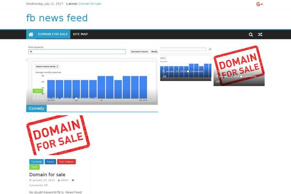 WordPress website example screenshot