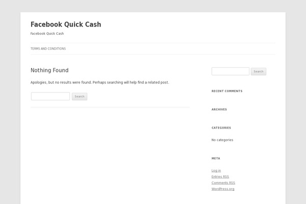 fbquickcash.com site used Twenty Twelve