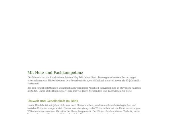 WordPress website example screenshot