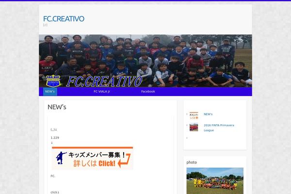 WordPress website example screenshot