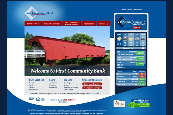 fcb4u.com site used Bank