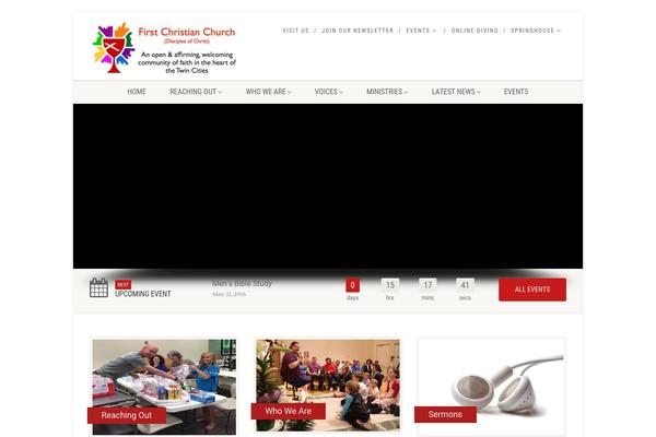 NativeChurch theme site design template sample