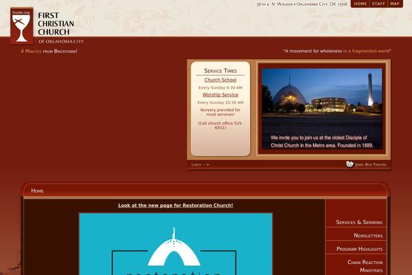 WordPress website example screenshot