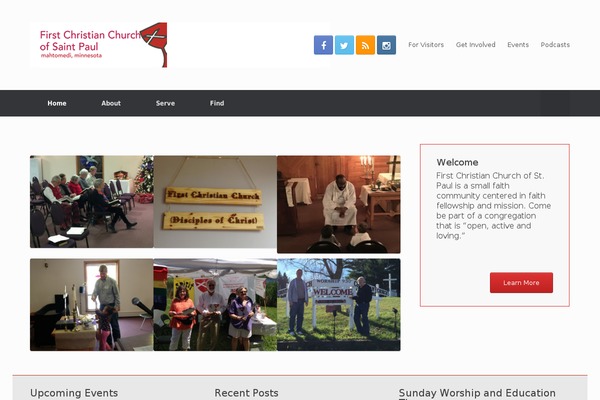 Vantage theme site design template sample