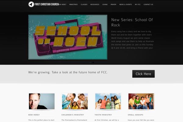 inFocus theme site design template sample