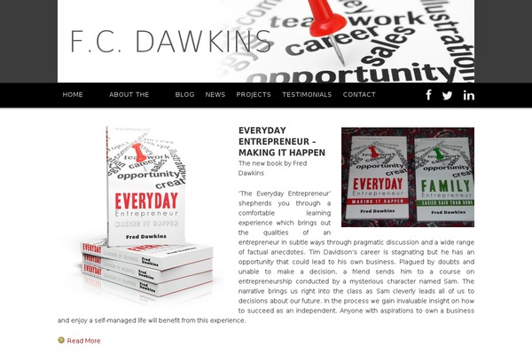 WordPress website example screenshot