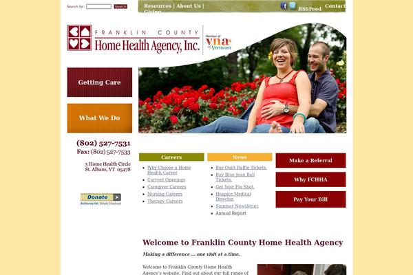 WordPress website example screenshot