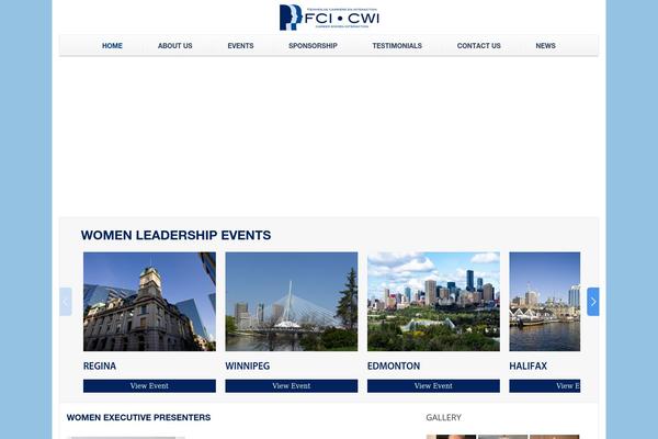 Fci theme site design template sample