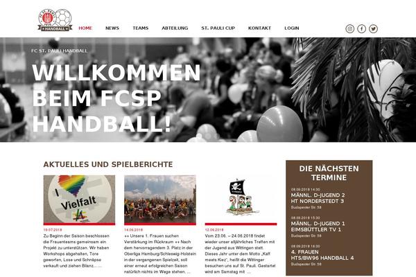 fcstpauli-handball.de site used Fcsphandball