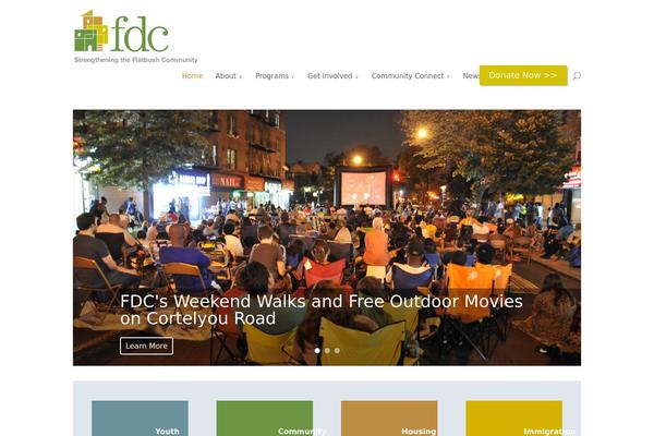 Fdc theme site design template sample