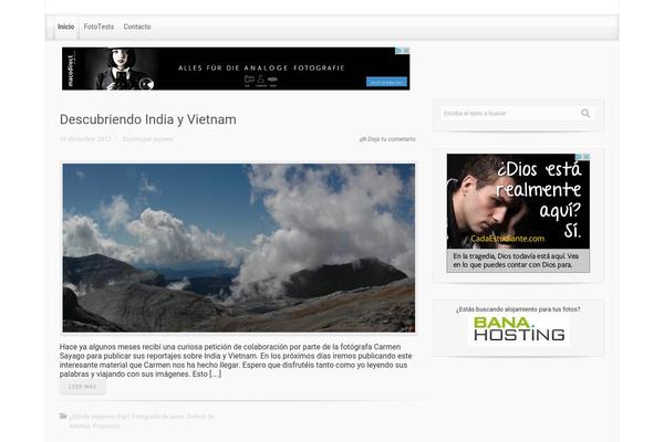 evolve theme site design template sample