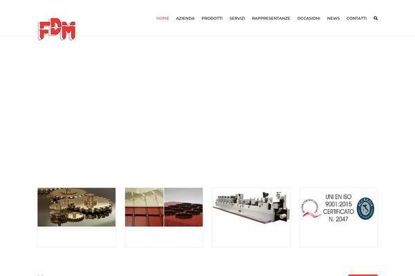 Industrial theme site design template sample