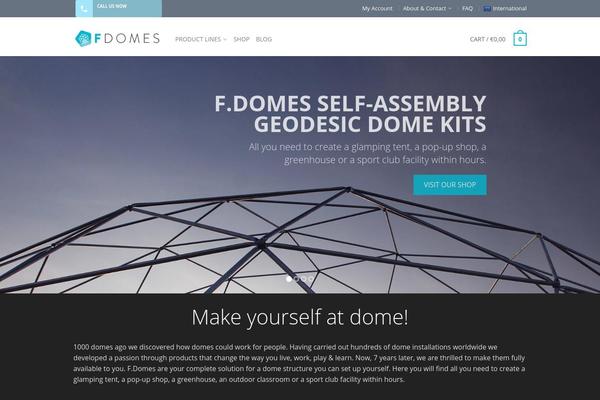 Flatsome theme site design template sample