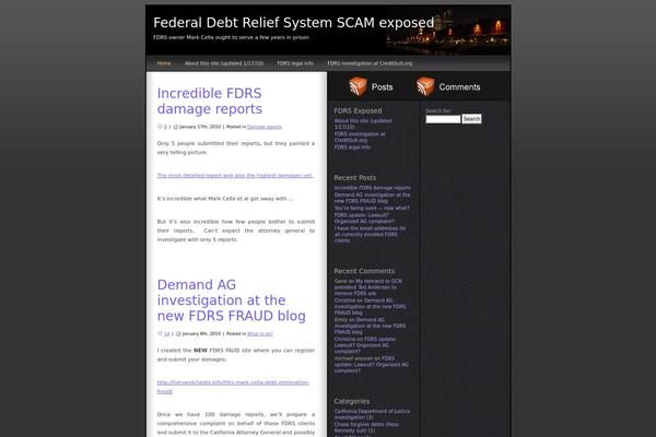 fdrs-debt-elimination-scam.info site used Modmat