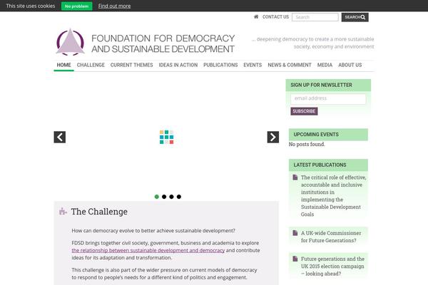 WordPress website example screenshot
