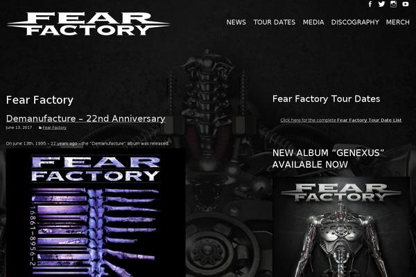 fearfactory.com site used Fearfactory