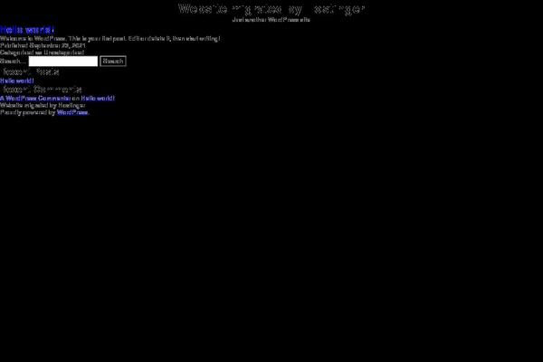 Twenty Twenty-One theme site design template sample