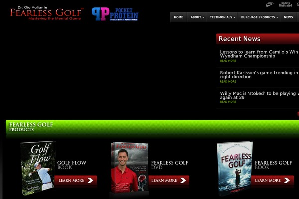 fearlessgolf.com site used Visualrealm