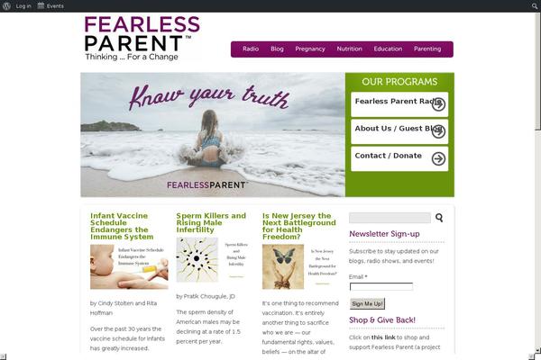fearlessparent.org site used Fp-divi-child
