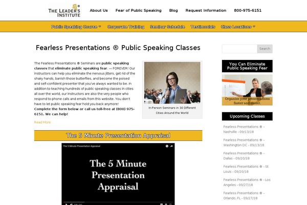 fearlesspresentations.com site used Leadersinstitute2012