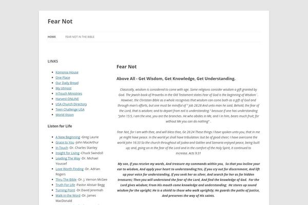 Twenty Twelve theme site design template sample