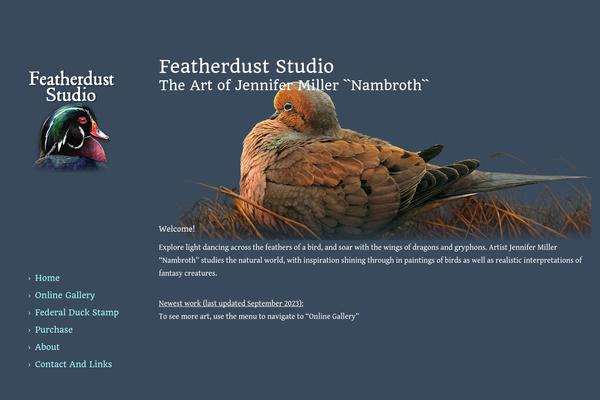 featherdust.com site used Brooklyn