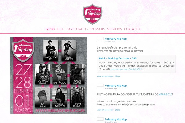 WordPress website example screenshot