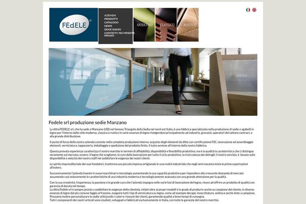 fedele theme websites examples