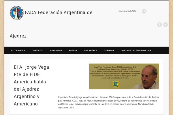 federacionargentinadeajedrez.org site used Newsport