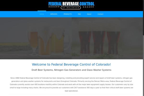 federalbeverage.com site used Rocketbuilder