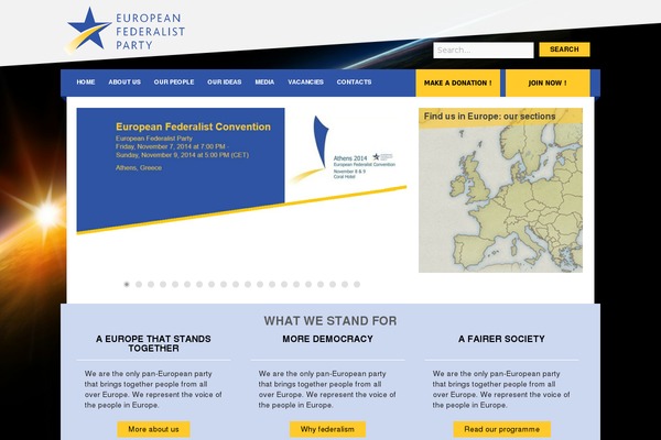 federalistparty.eu site used Efp