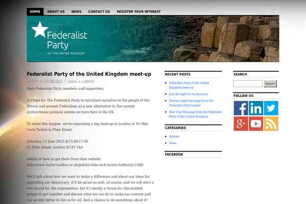 federalistparty.org.uk site used Coraline-wpcom