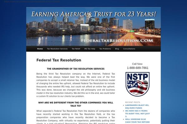 federaltaxresolution.com site used Hello Elementor