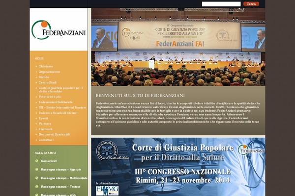 federanziani.it site used Theme986