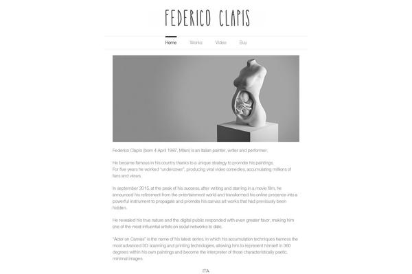 federicoclapis.com site used Federicoclapis-child