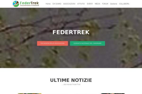 federtrek.org site used Zerif Pro
