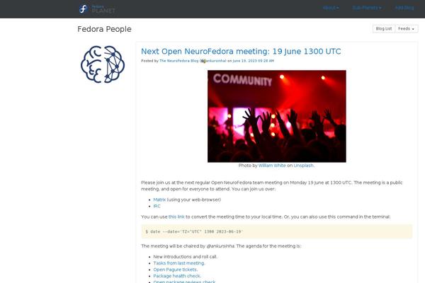 fedoraplanet.org site used Communityblog-theme-0.02
