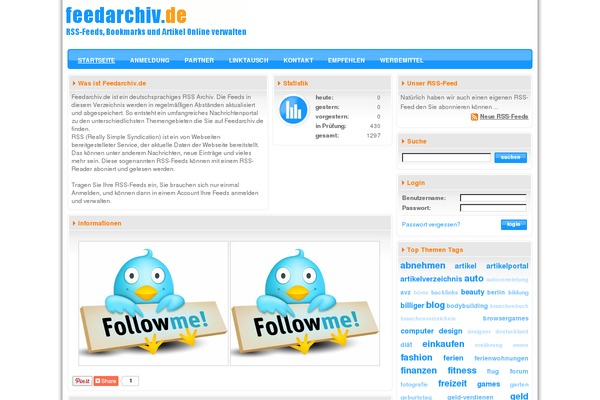 feedarchiv.de site used Host1plus