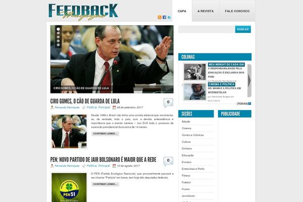 feedbackmag.com.br site used Cleanblog