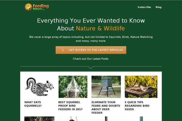 feedingnature.com site used Rise