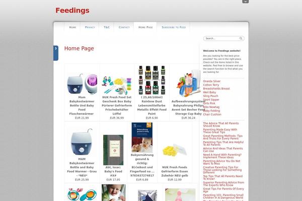 dfBlog theme site design template sample