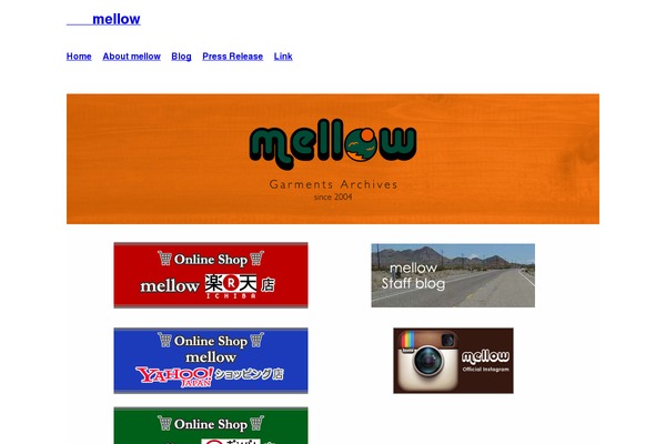 Mellow theme site design template sample