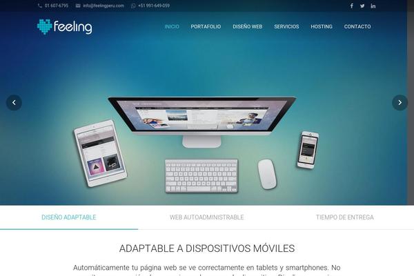 WordPress website example screenshot