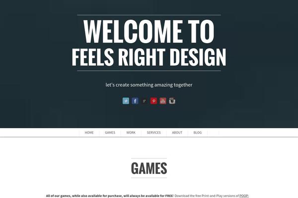 feelsrightdesign.com site used Scrn
