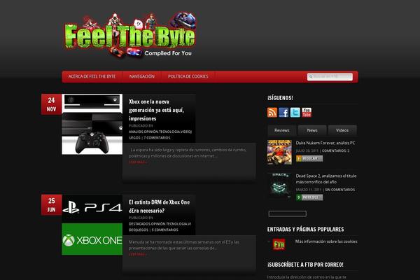 GamePress theme site design template sample