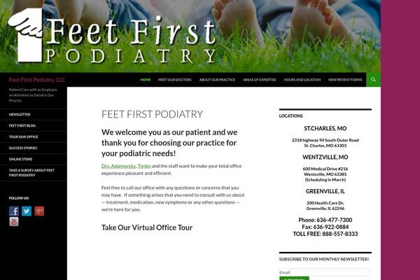 WordPress website example screenshot