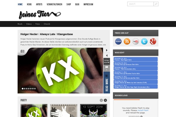 Next Magazine theme site design template sample