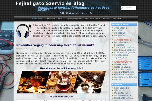 WordPress website example screenshot